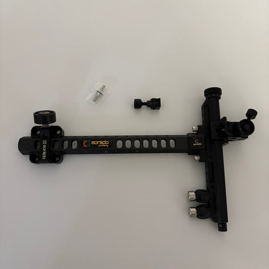 Sanlida X10 Recurve Sight RH Black 9'' - Show Model (#BR23)