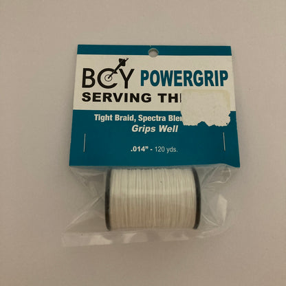 BCY Powergrip Serving Thread Black/White .014/.018/.021 - NEW