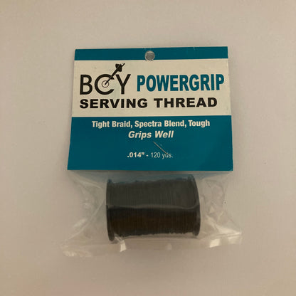 BCY Powergrip Serving Thread Black/White .014/.018/.021 - NEW