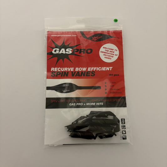 Gas Pro Spin Vanes Recurve 2'' Parabolic - NEW