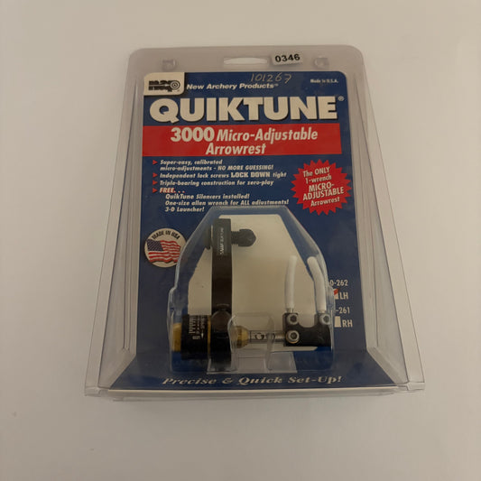 NAP Quiktune 3000 Compound Arrow Rest LH - NEW (#346)