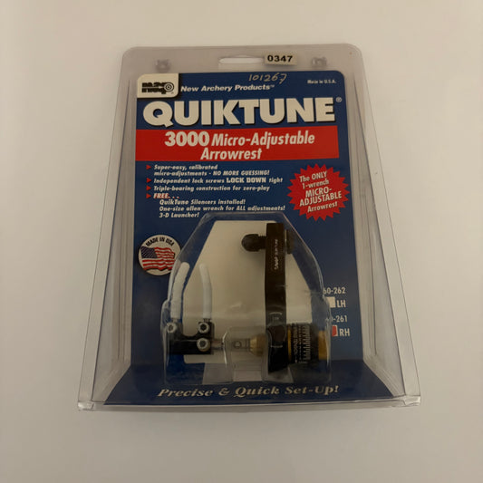 NAP Quiktune 3000 Compound Arrow Rest RH - NEW (#347)