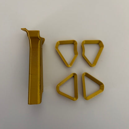 Mathews Title 38 G1-G2 3D Printed Grip + Riser Inserts Gold RH - Used (kopie)