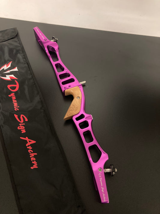 Dynamic Sign Archery Storm Riser ILF LH Purple - Show Model