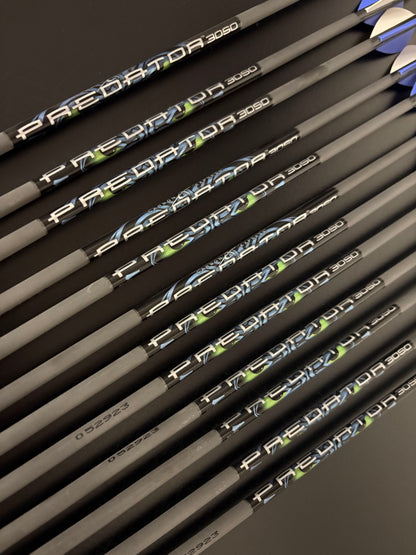 Carbon Express Predator 3050 Carbon Arrows Spine 500 / 12 pcs / 30 inch - NEW