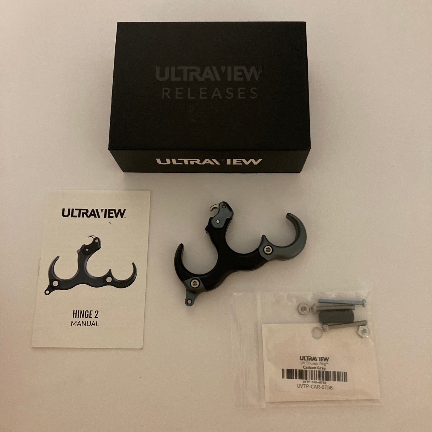 Ultraview 'The Hinge 2' Hinge Release Stainless Black Size L - Show Model (#277)