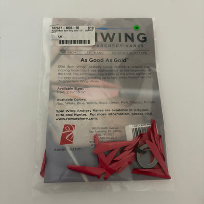Spin Wing Vanes Elite 1.75 LH - NEW (#G32-33-34)
