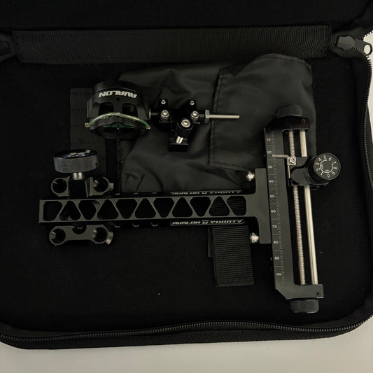 Avalon Tec X Shorty Compound Sight RH Black 6 inch Incl. scope - Used (#OR12)