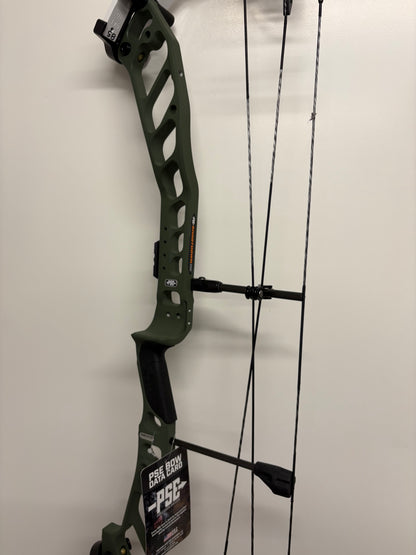 PSE Shootdown Pro S2 Compound Bow RH Green 50-60 lbs - NEW