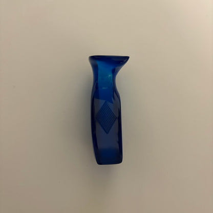 R Core 'I AM' Hoyt Recurve Grip RH GMX1 Transparant Blue - Used (#OR37)