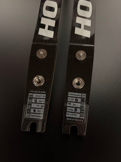 Hoyt Quattro Formula Limbs Wood 70-46 lbs - Used (#389)