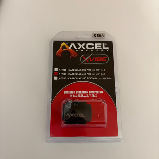 Axcel X-Vibe Stabilizer Damper Stainless Carboflax 650 Pro - NEW (#598)