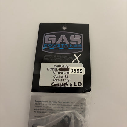 GAS Bowstrings Hoyt Concept X LD Systm X Full Set - NEW (#599)