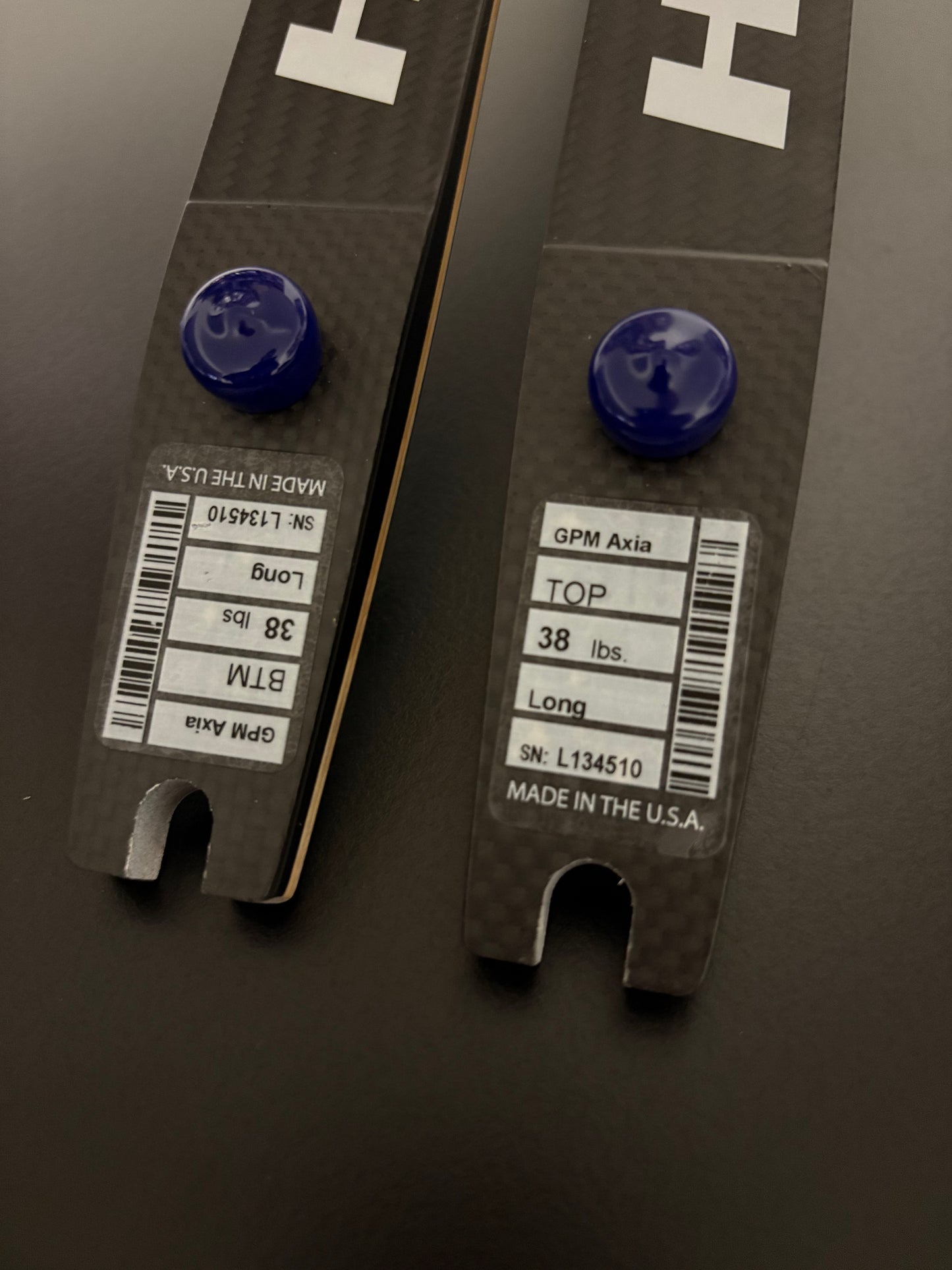 Hoyt Axia ILF Limbs Resin 70-38 lbs - NEW (#290)