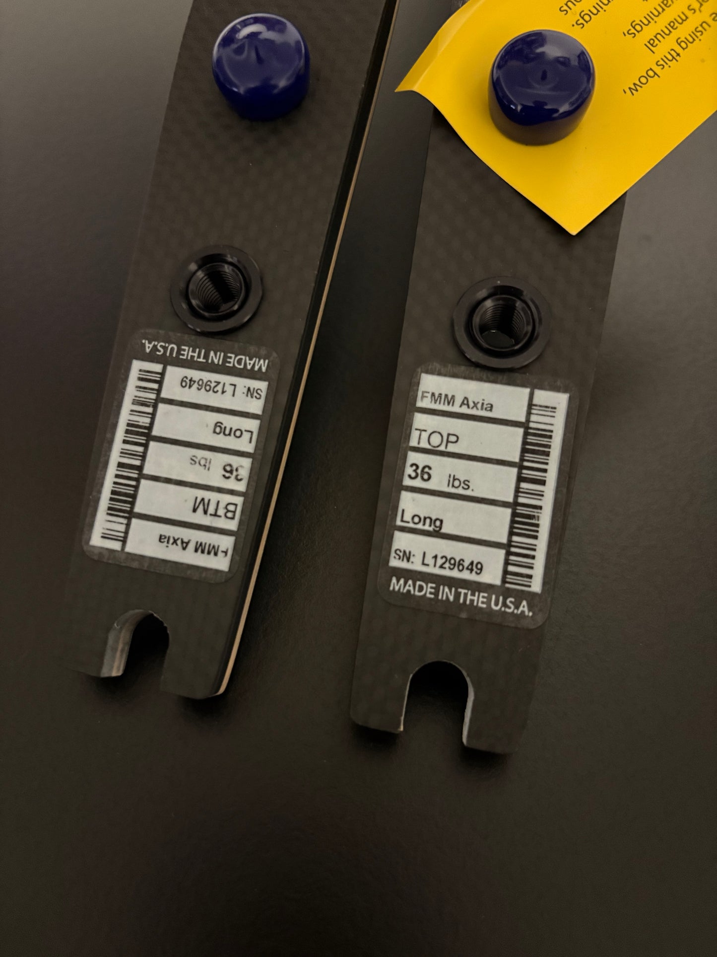 Hoyt Axia Formula Limbs Resin 70-36 lbs - NEW (#288)