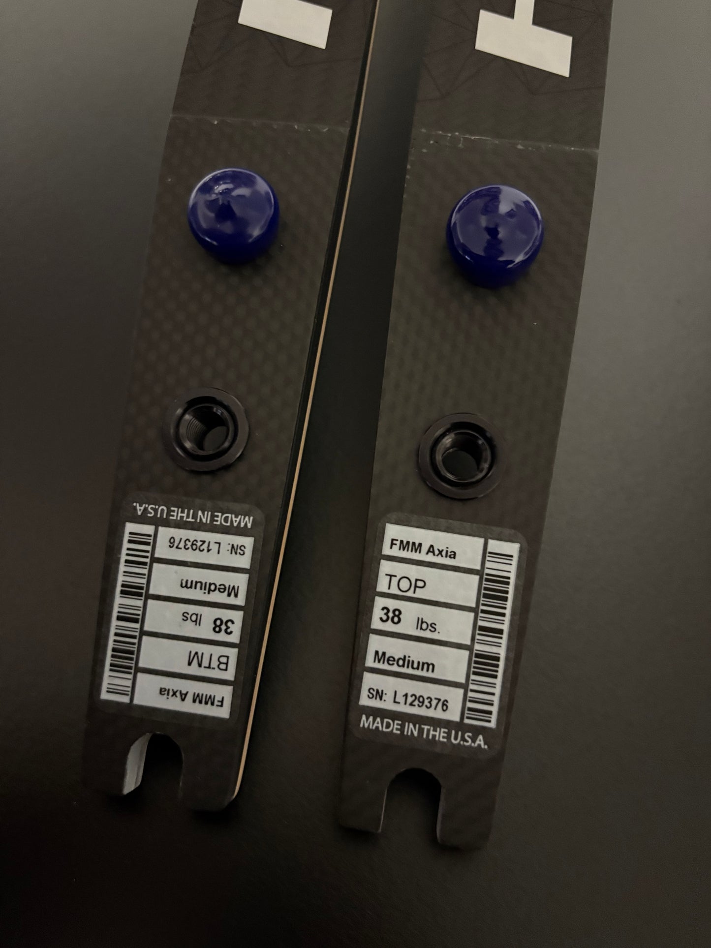 Hoyt Axia Formula Limbs Resin 68-38 lbs - NEW (#287)