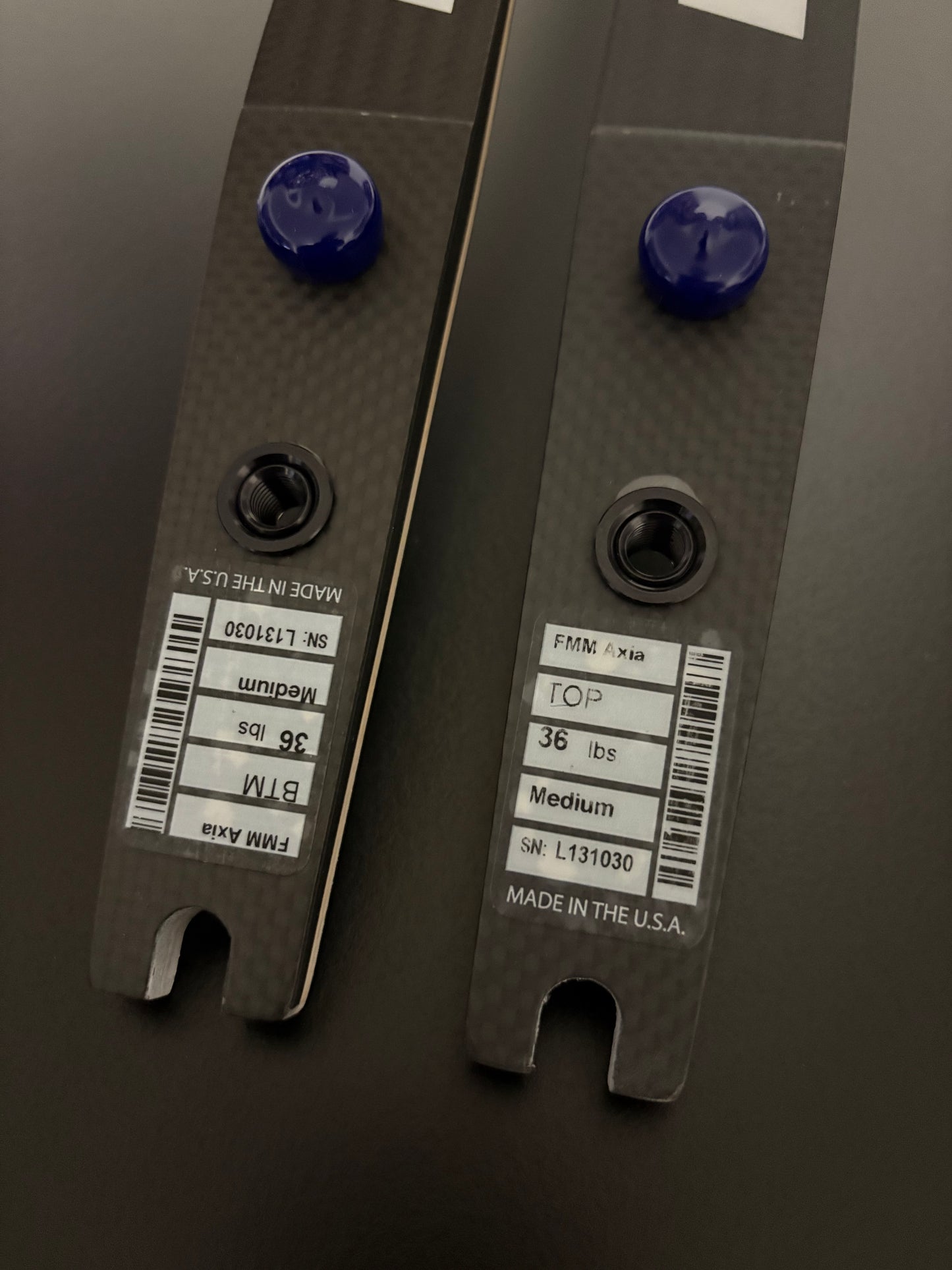 Hoyt Axia Formula Limbs Resin 68-36 lbs - NEW (#286)