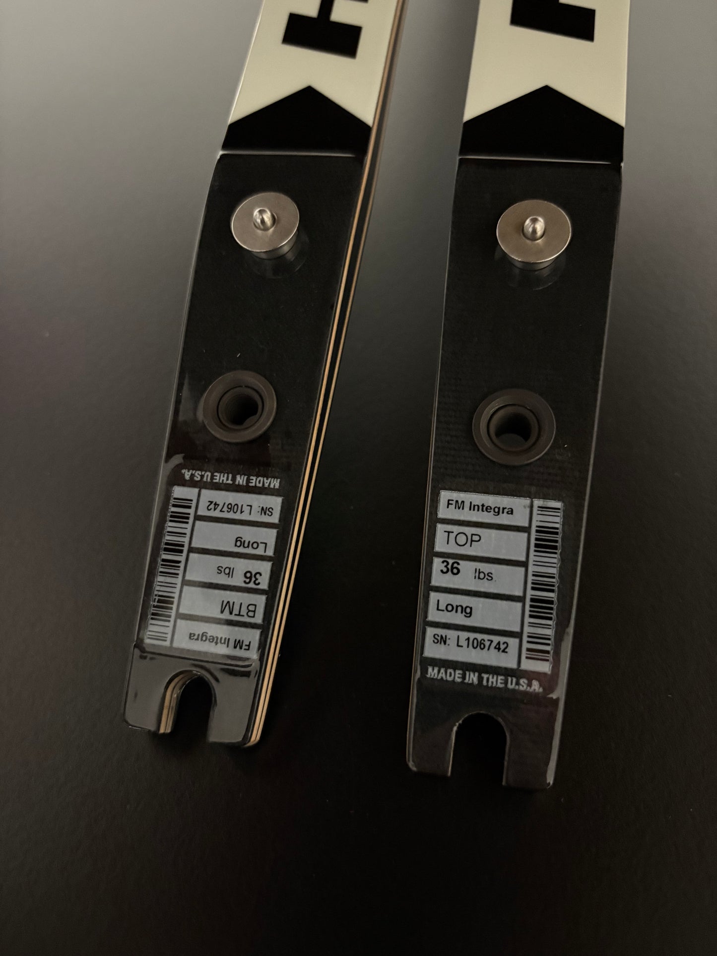 Hoyt Integra Formula Limbs 70-36 lbs - Show Model (#295)