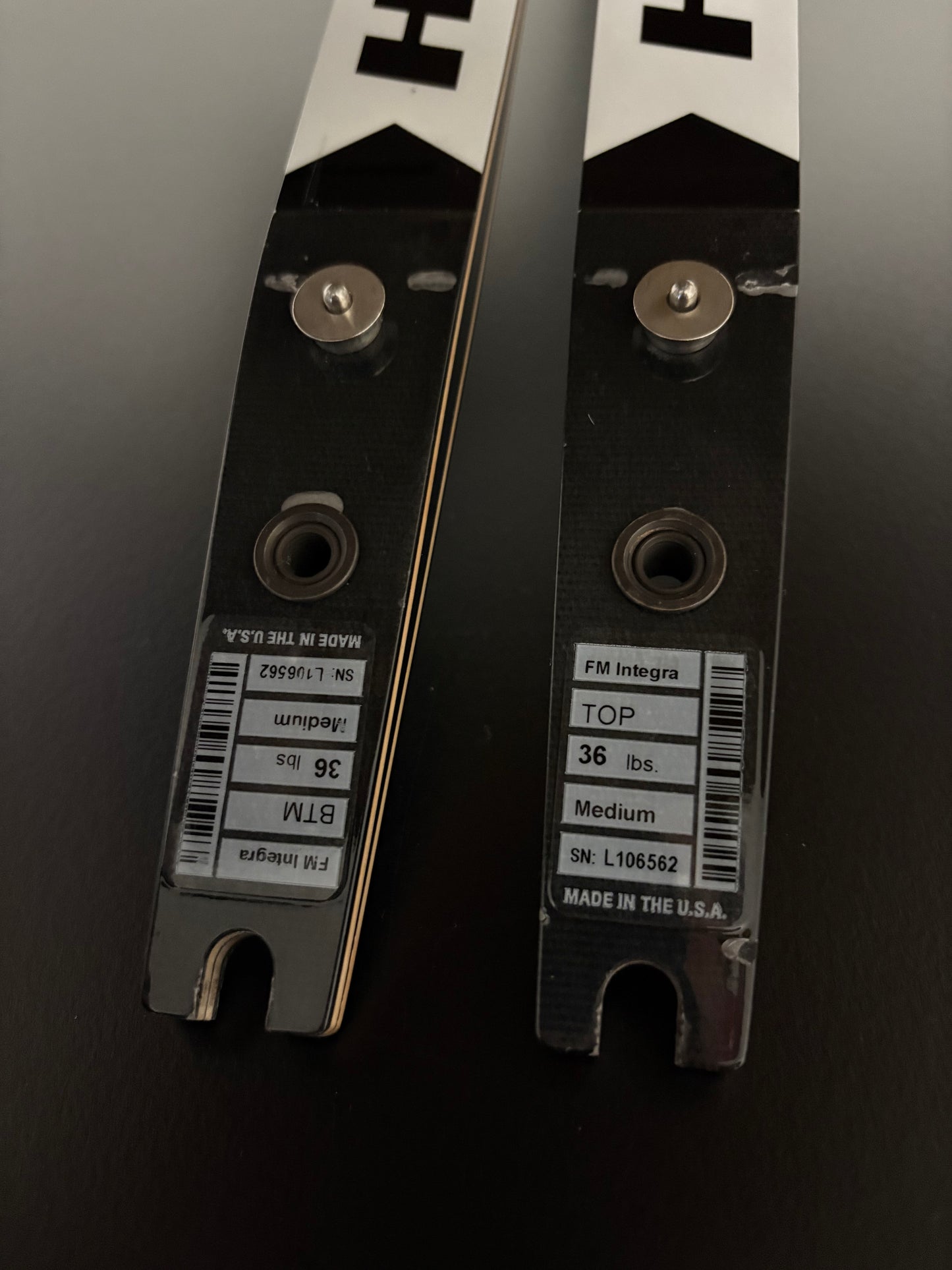 Hoyt Integra Formula Limbs 68-36 lbs - Used (#291)