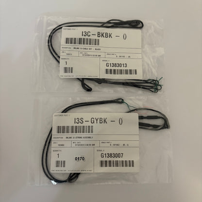 G5 Prime Inline 3 Full String & Cable Set Grey/Black - NEW (#170)