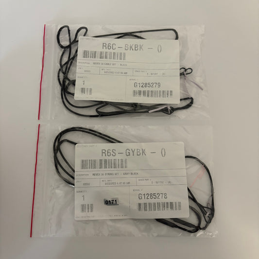 G5 Prime Revex 6 Full String & Cable Set Grey/Black - NEW (#171)