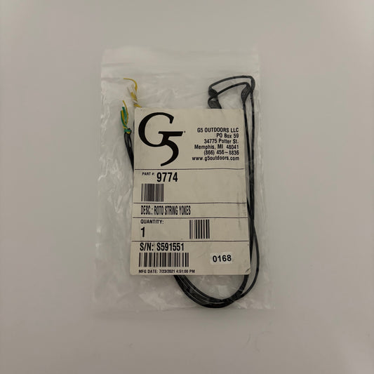 G5 Prime Black Series Roto String Yokes Black - NEW (#168)