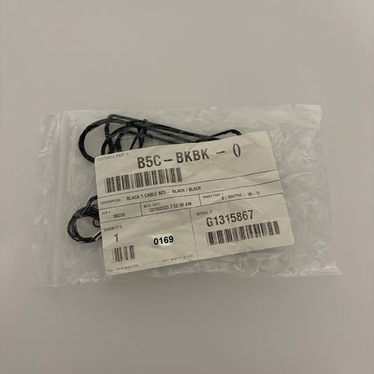 G5 Prime Black 5 Cable Set Incl. Yokes Black - NEW (#169)