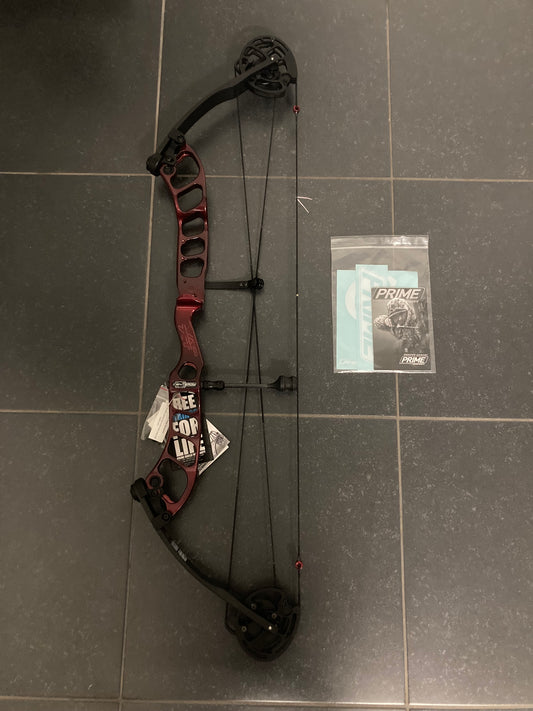 Prime Centergy X-1 39 Compound Bow RH Cherry Red 50-60 lbs - NEW (#1.1)