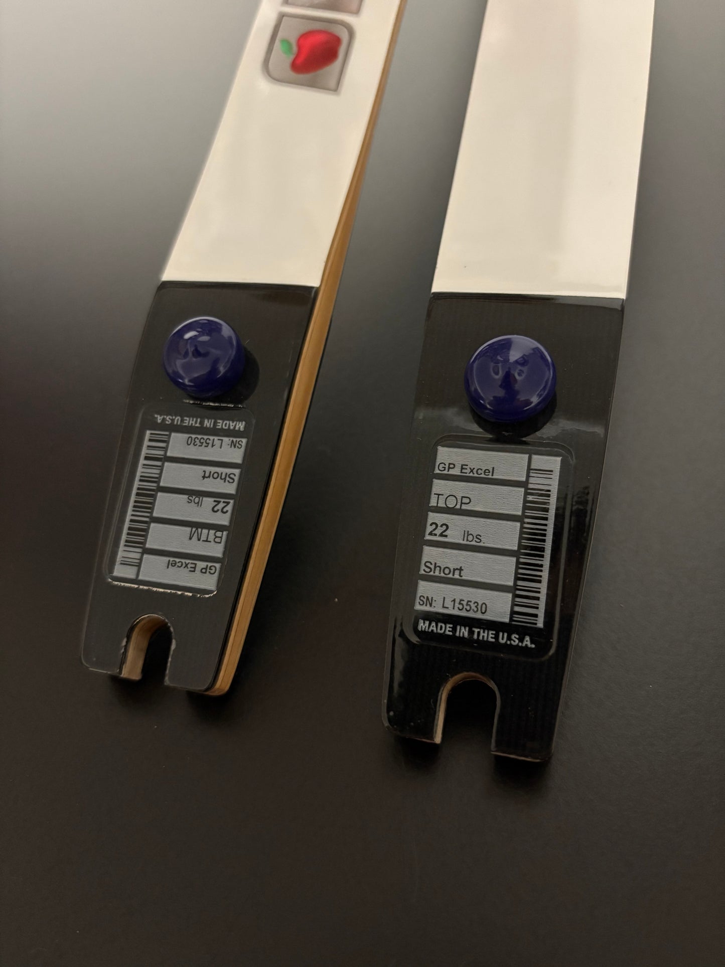 Hoyt Excel Limbs ILF 66-22 lbs - NEW (#315)