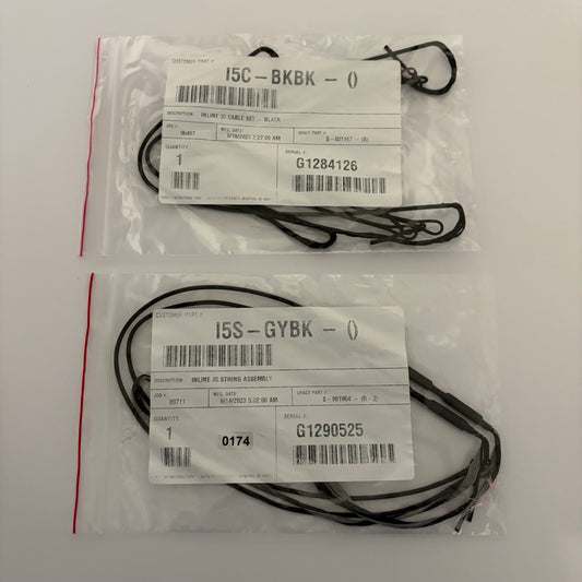 G5 Prime Logic CT9 Full String & Cable Set Incl. Yokes Grey/Black - NEW (#176)