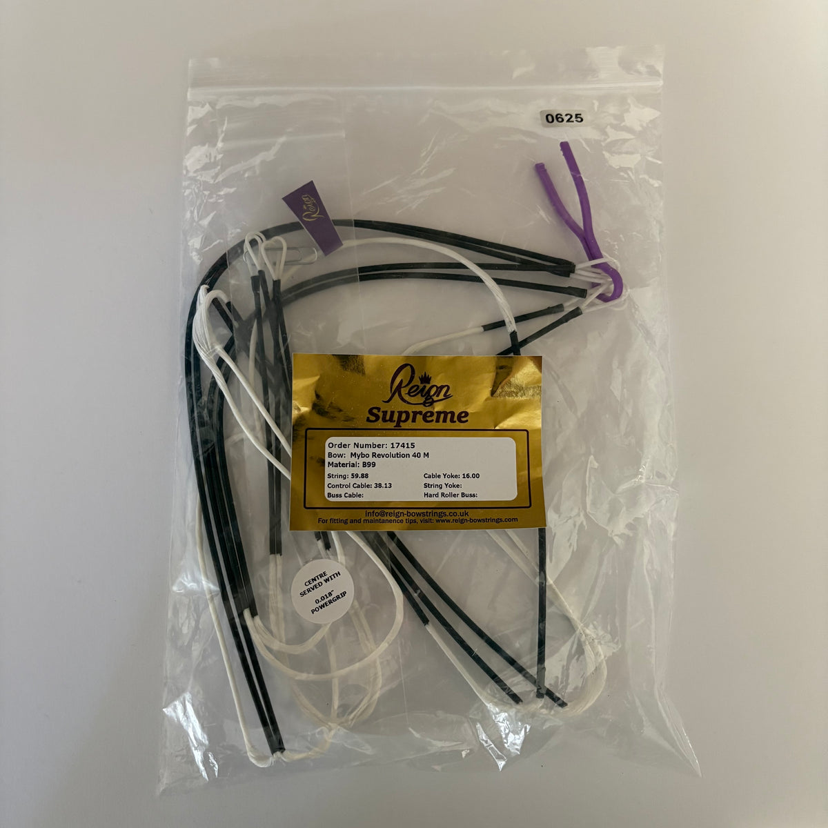Reign Bowstrings Mybo Revolution 40 M-Cam Supreme String & Cable Set - NEW (#625)