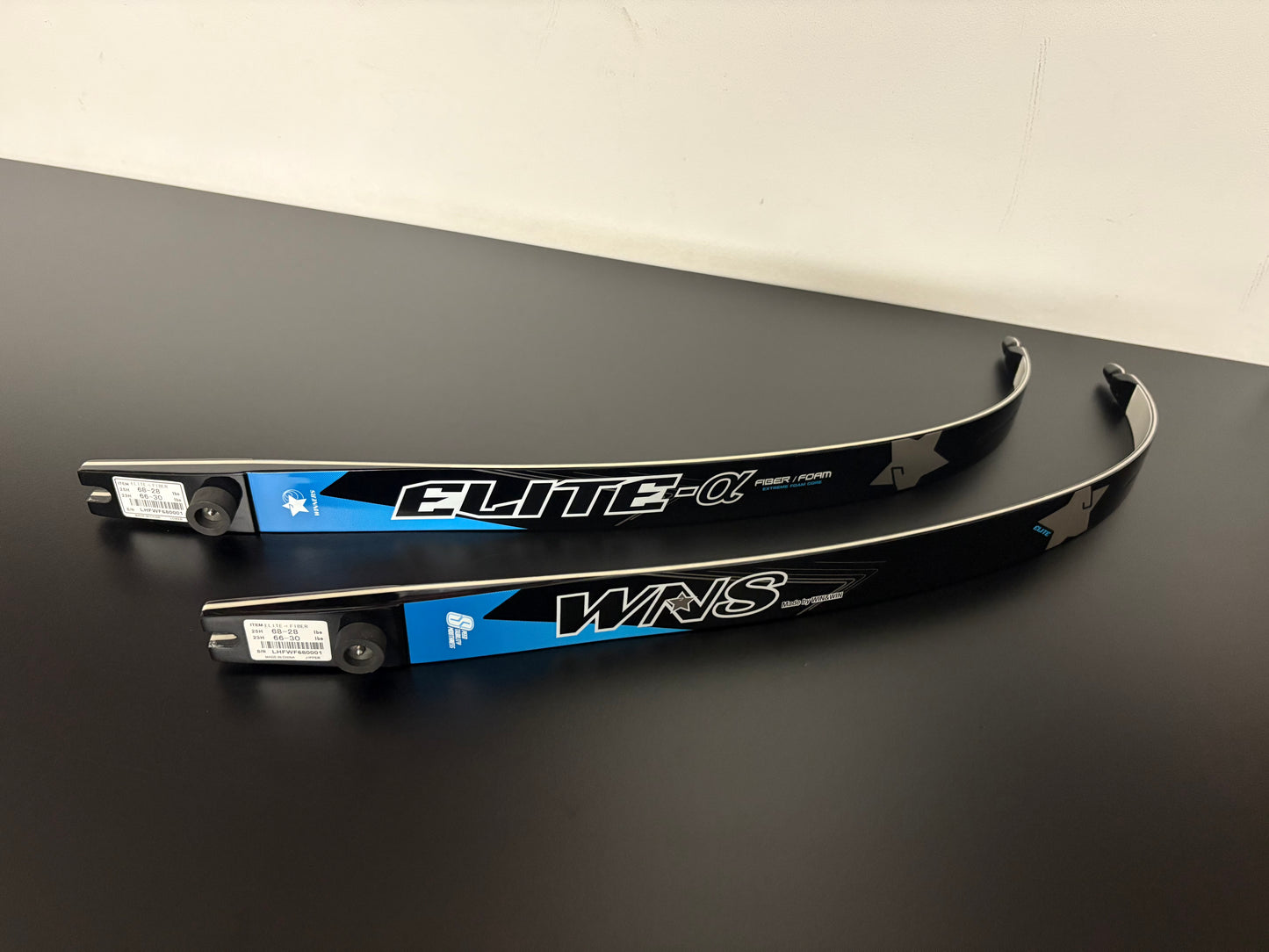 WNS Elite Alpha Fiber Limbs ILF 68-28 lbs - Show Model (#323)