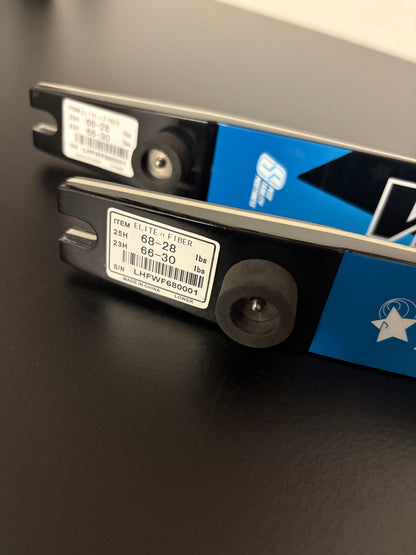 WNS Elite Alpha Fiber Limbs ILF 68-28 lbs - Show Model (#323)