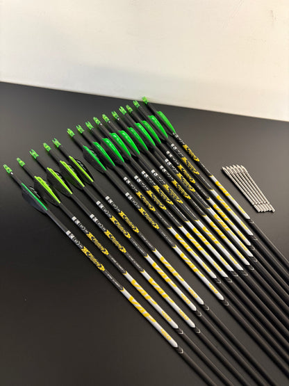 Victory VAP 166 V1 Carbon Arrows 15 pcs / Spine 450 / 28 inch - Used