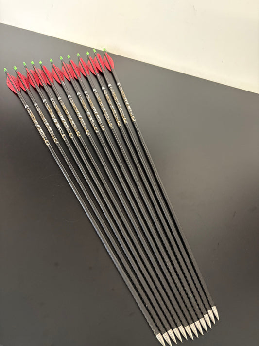 Victory V-Tac 23 Carbon Arrows 12 pcs / Spine 380 / 29.5 inch - Used