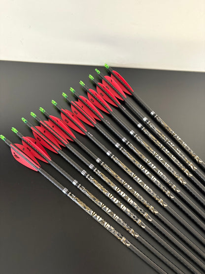 Victory V-Tac 23 Carbon Arrows 12 pcs / Spine 380 / 29.5 inch - Used