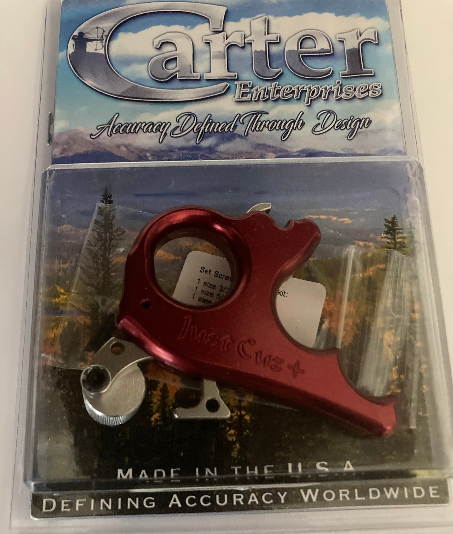 Carter Just Cuz+ Trigger Release Red/Black - NEW (#67-68)