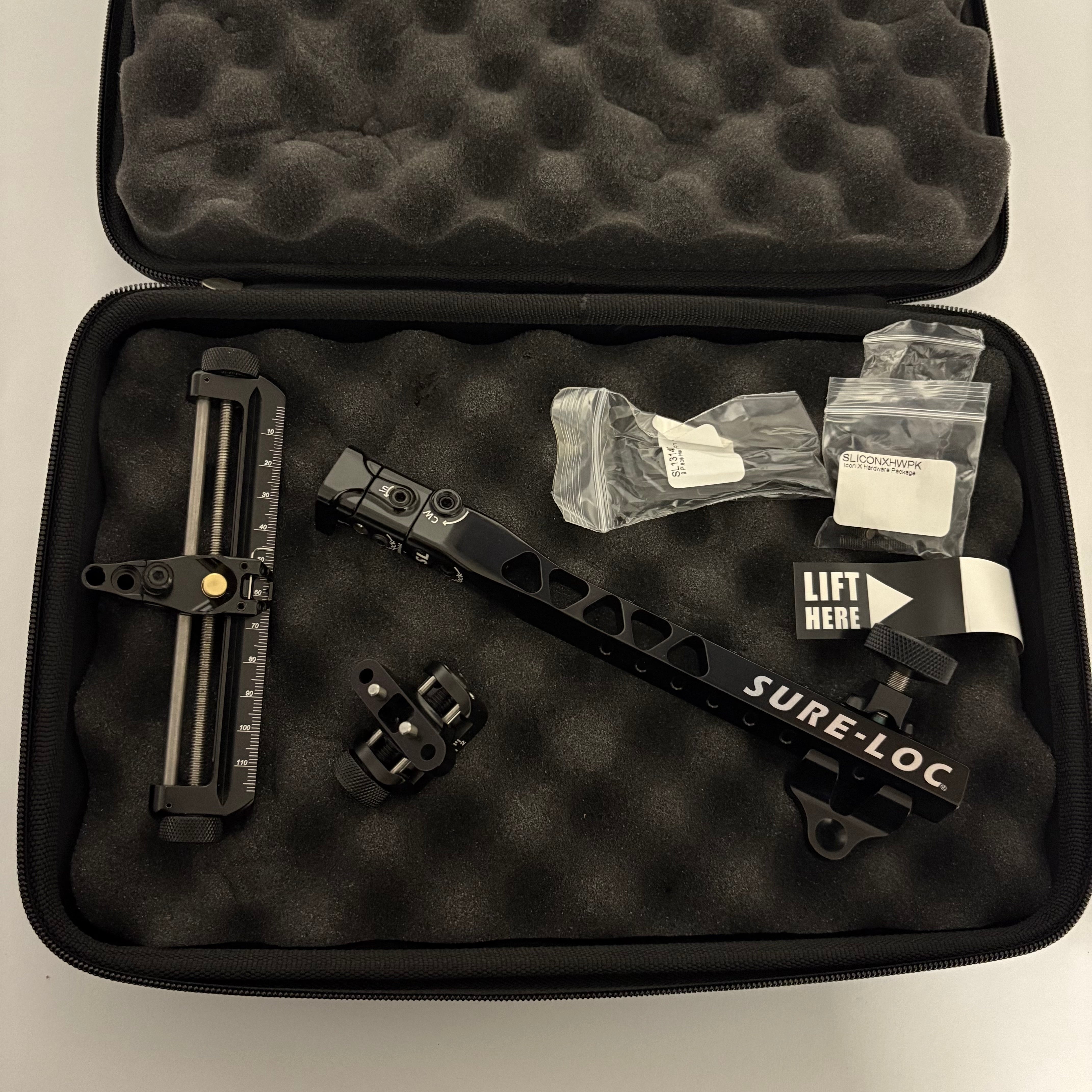 Sure Loc Icon X 550 Compound Sight LH Black 9 inch - NEW – Archery Outlet
