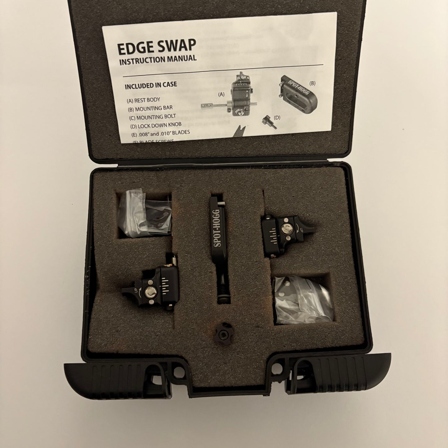 Spot Hogg Swap Edge Compound Arrow Rest LH Double Body - NEW (#G1)