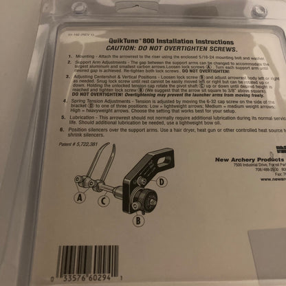NAP Quicktune 800 Compound Arrow Rest RH - NEW (#25)