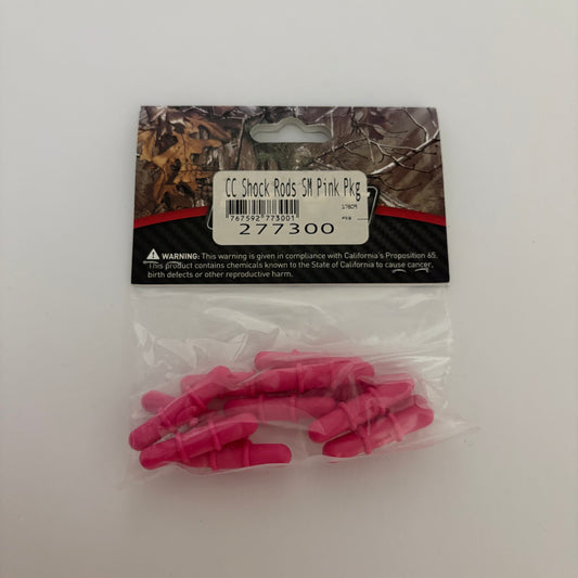 Hoyt Small Shock Rods Pink 12 Pcs - NEW