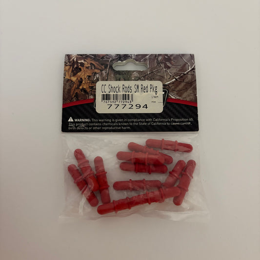 Hoyt Small Shock Rods Red 12 Pcs - NEW