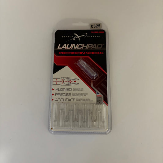 Carbon Express Launchpad Precision Nocks .244 ID 24 pcs- NEW (#325)