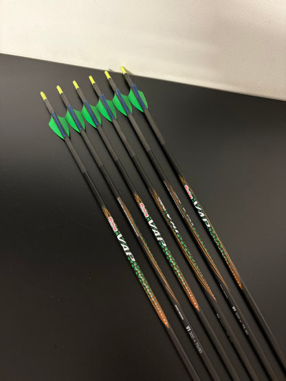 Victory VAP .166 V1 Carbon Arrows 6 pcs / Spine 300 / 30.5 inch - NEW