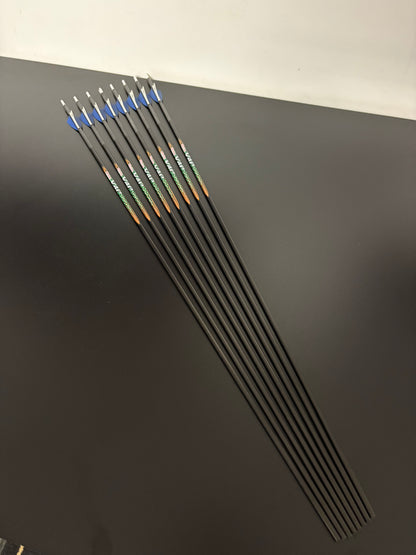 Victory VAP .166 V1 Carbon Arrows 8 pcs / Spine 300 / 30.5 inch - NEW