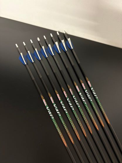 Victory VAP .166 V1 Carbon Arrows 8 pcs / Spine 300 / 30.5 inch - NEW