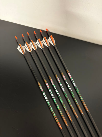 Victory VAP .166 V3 Carbon Arrows 6 pcs / Spine 350 / 30.5 inch - NEW