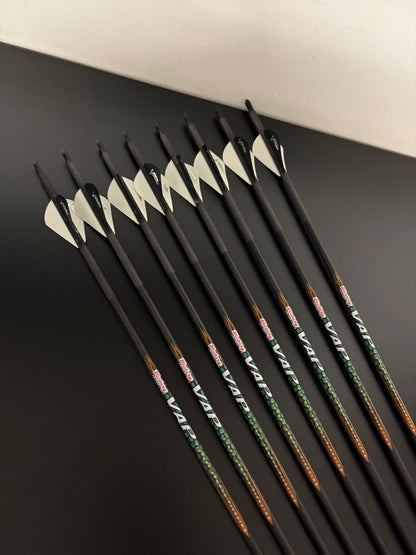 Victory VAP .166 V3 Carbon Arrows 8 pcs / Spine 300 / 30.5 inch - NEW