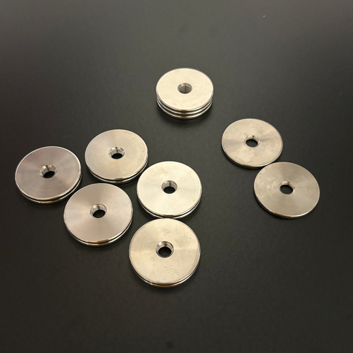 W&W Wiawis Stabilizer Disc Weight Kit 300 Grams Silver - Used (#OR136)