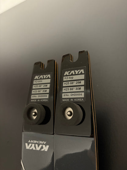 Kaya K2 Classic Limbs ILF 68-28 lbs - Show Model (#328)